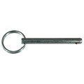 Midwest Fastener 1/4" x 2" Zinc Plated Steel Cotterless Hitch Pins 4PK 930122